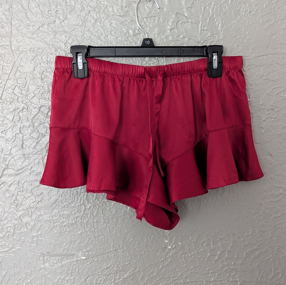 Victoria Secret Satin Elegant Red Women's Shorts. Medium, In Great Condition.